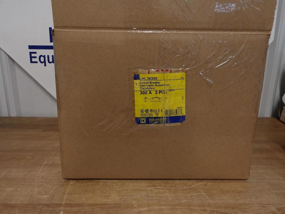 SQUARE D LHL36300 300 AMP BREAKER 600-250 V, #226910G NIB