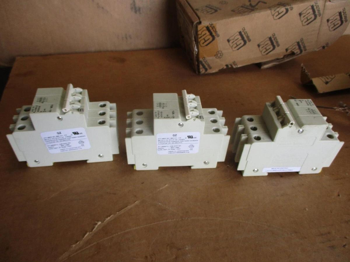 CBI QZ-3(13)D C9 CIRCUIT BREAKER 15 AMP (BOX OF 3) #4251005J NIB