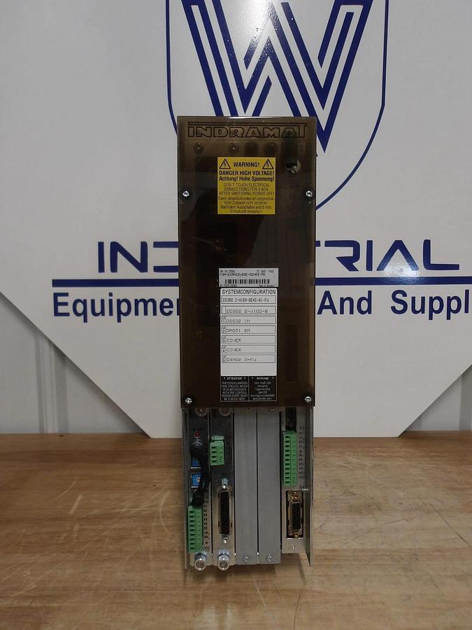 Used INDRAMAT DDS02.2-W100-BE45-01-FW DIGITAL AC SERVO DRIVE, #414115G NEW