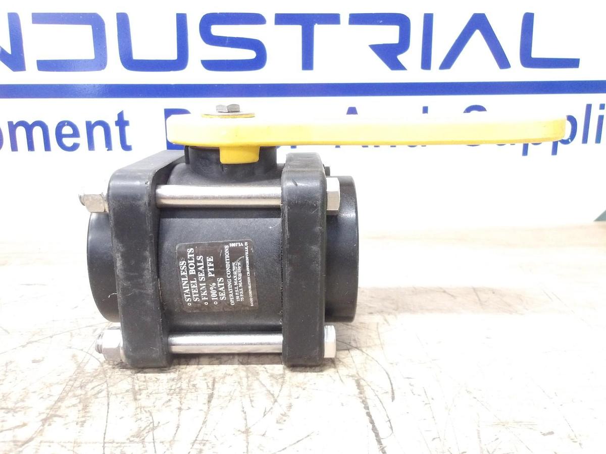 Used BANJO 2" PLASTIC BALL VALVE V200, #3161203G NEW