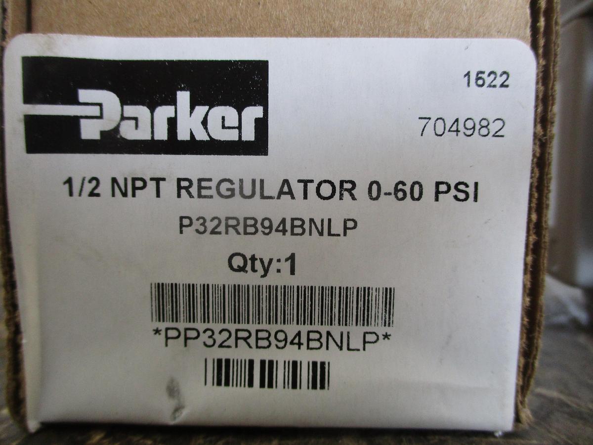 PARKER P32RB94BNLP COMPACT PNEUMATIC AIR PRESSURE REGULATOR