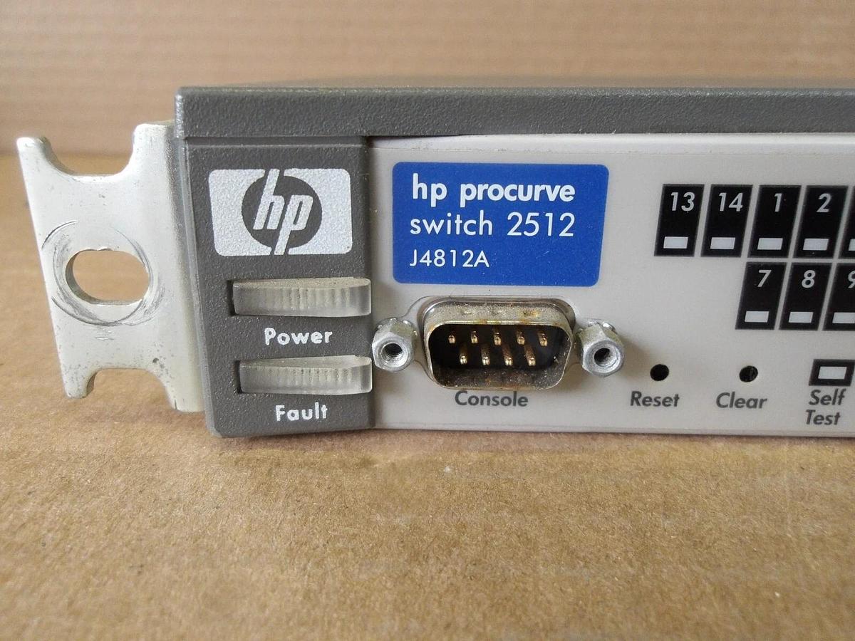 Used HEWLETT PACKARD J4812A PROCURVE SWITCH, #79825G USED