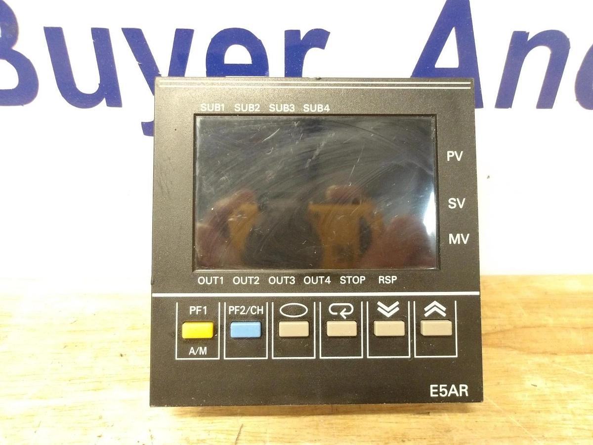 Used OMRON E5AR TEMPERATURE CONTROL PANEL (LOT OF 16) #511025G USED
