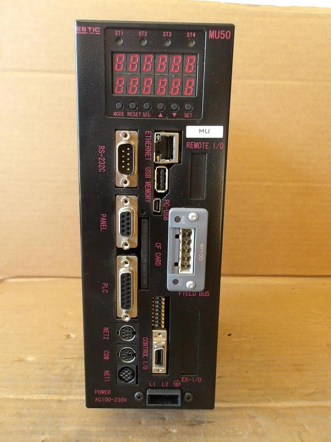 Used ESTIC NUTRUNNER ENRZ-MU50-CNN SERVO MASTER CONTROL UNIT, #11111205G USED