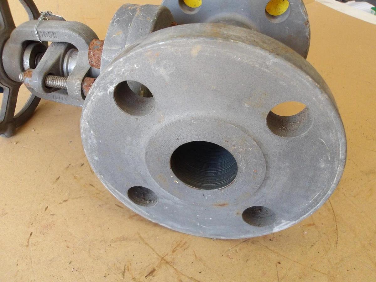 Used VOGT FORGED1-1/2" STEEL GATE VALVE, #67305G NEW