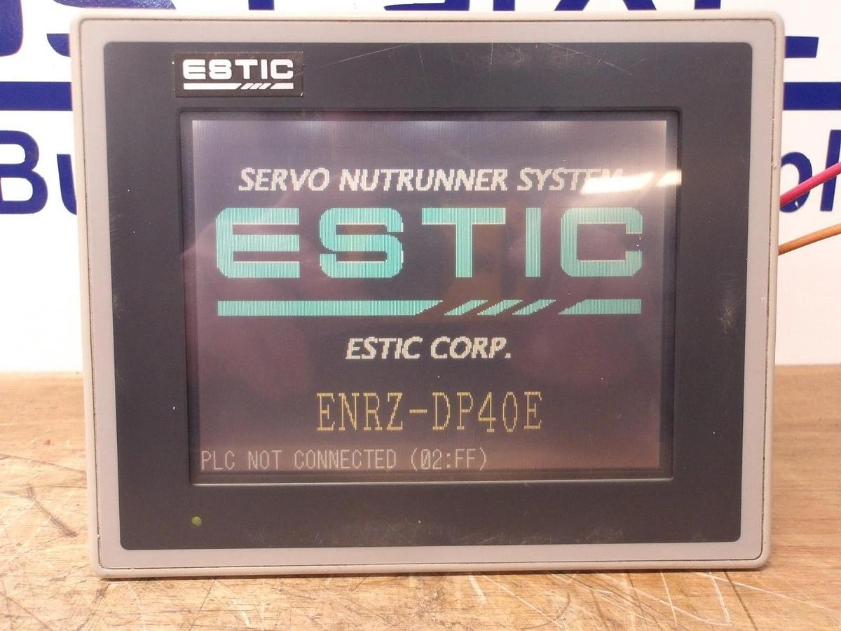 Used ESTIC ENRZ-DP40E SERVO NUTRUNNER DISPLAY, #12301156G USED