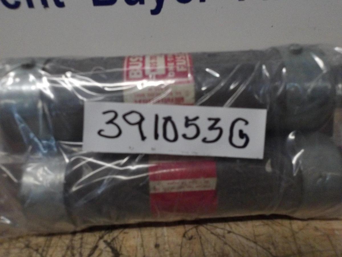 Used FUSETRON NOS-200 ONE TIME BUSS FUSE 200 AMP (LOT OF 3) #391053G NEW