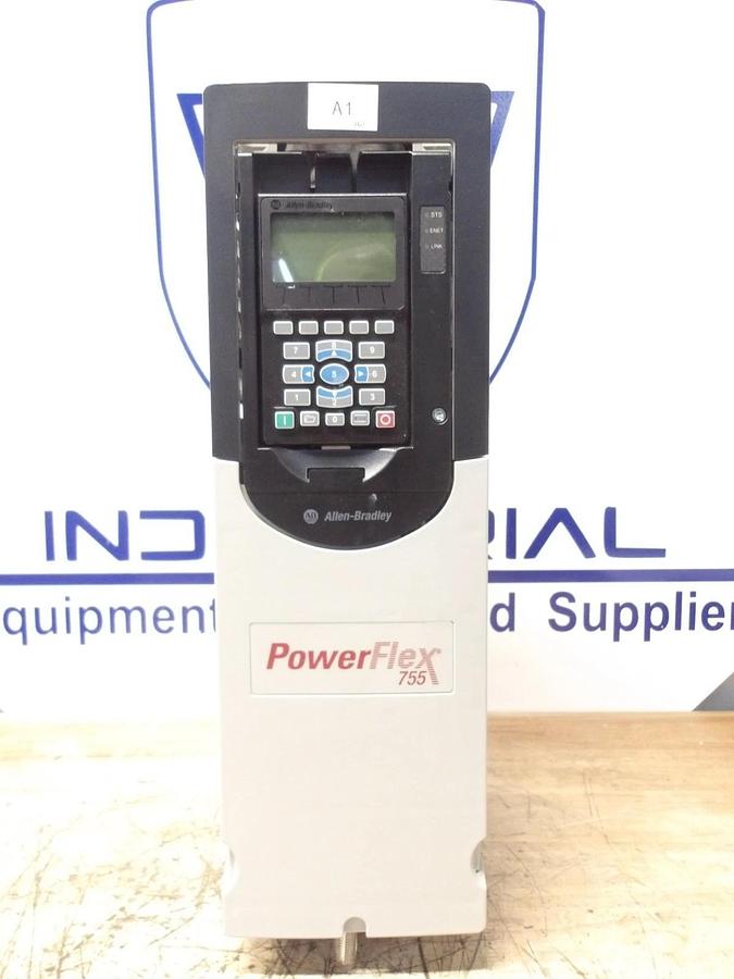 Used ALLEN BRADLEY 2 HP POWERFLEX 755, 400-480 V, #321145G USED
