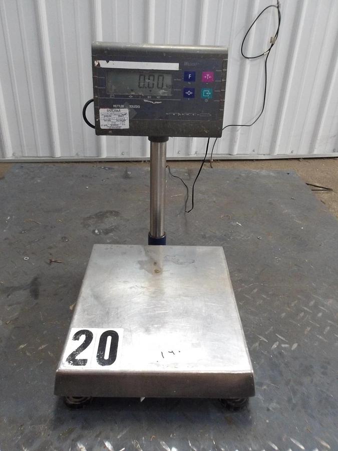 Used METTLER TOLEDO WILDCAT DIGITAL SCALE 300KG/60LBS, MAX 3000, #812212G USED
