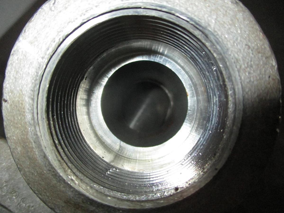 Used STRAHMAN 1-1/2" X 1-1/4" STAINLESS PISTON VALVE SV1000, #36852J NEW