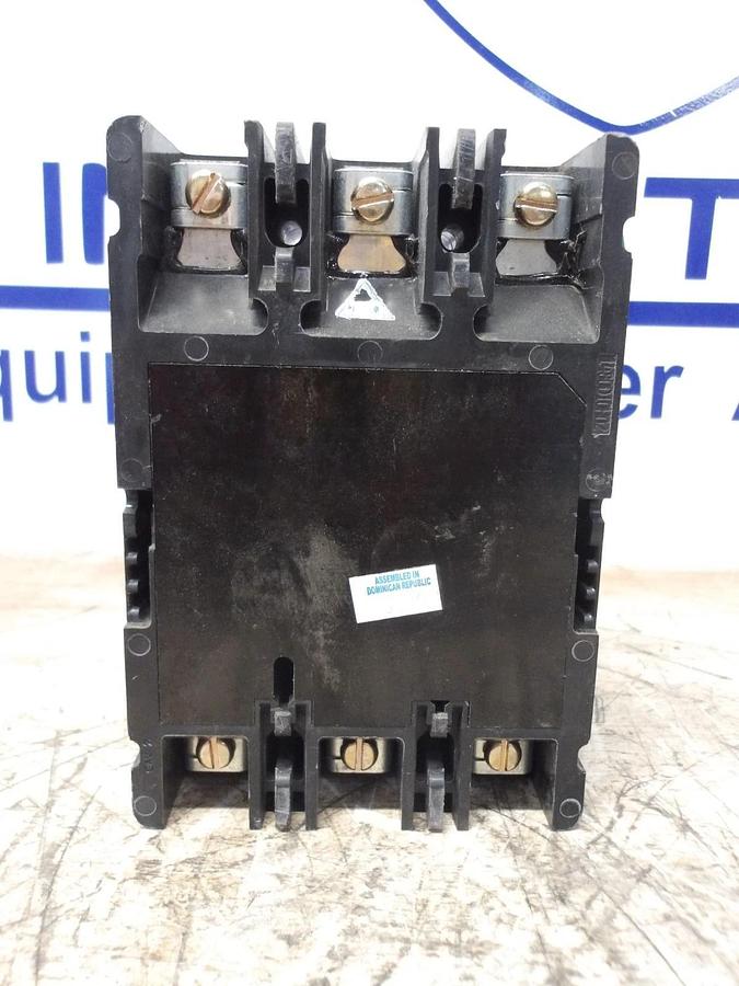 Used EATON 15 AMP BREAKER 600VAC/250VDC, #630843G USED