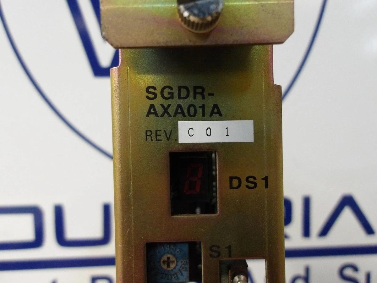 Used YASKAWA SGDR-AXA01A SERVO AXIS CONTROL, #116125G USED