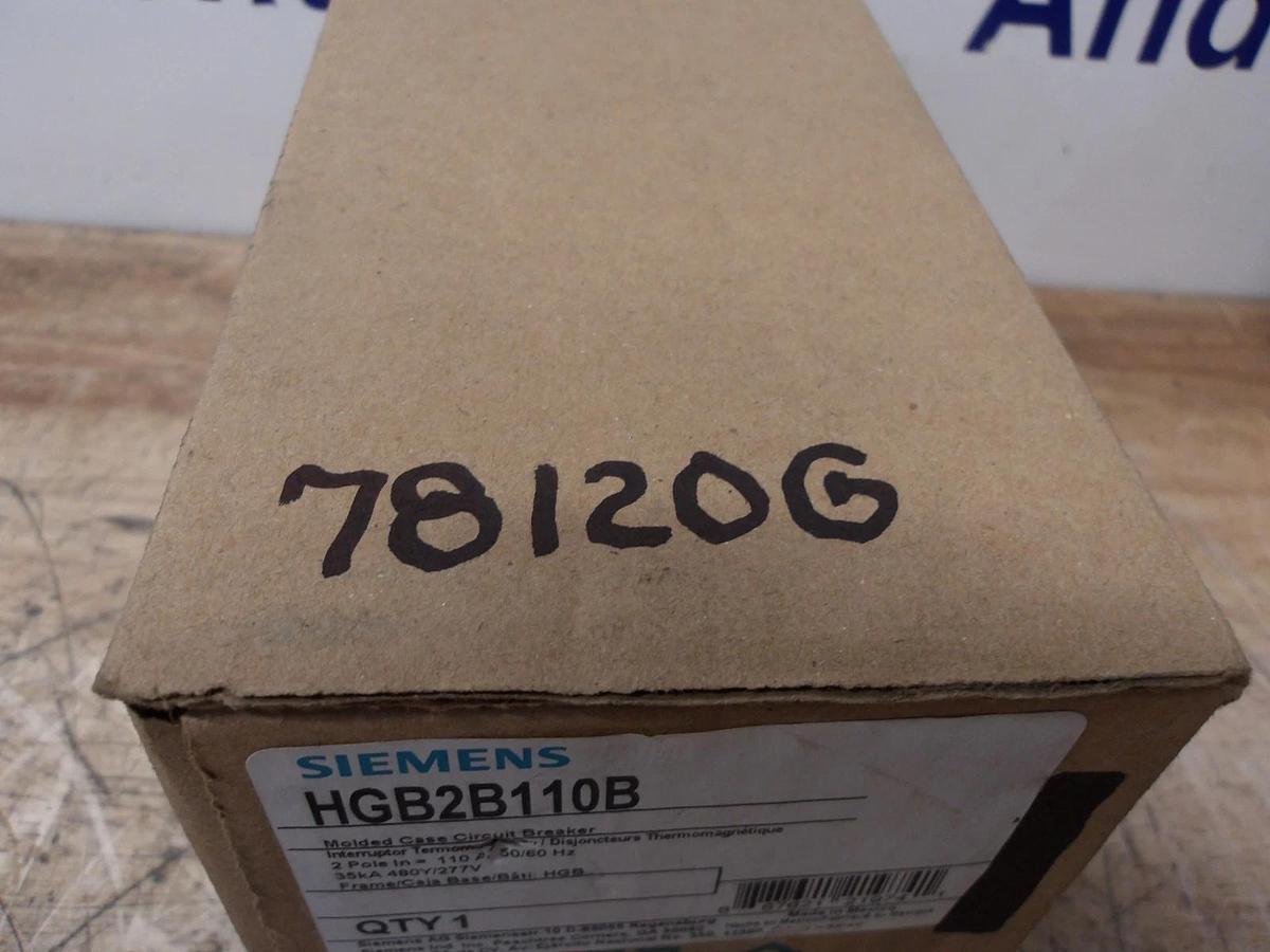 SIEMENS 110 AMP BREAKER 480/277 V, #78120G NIB