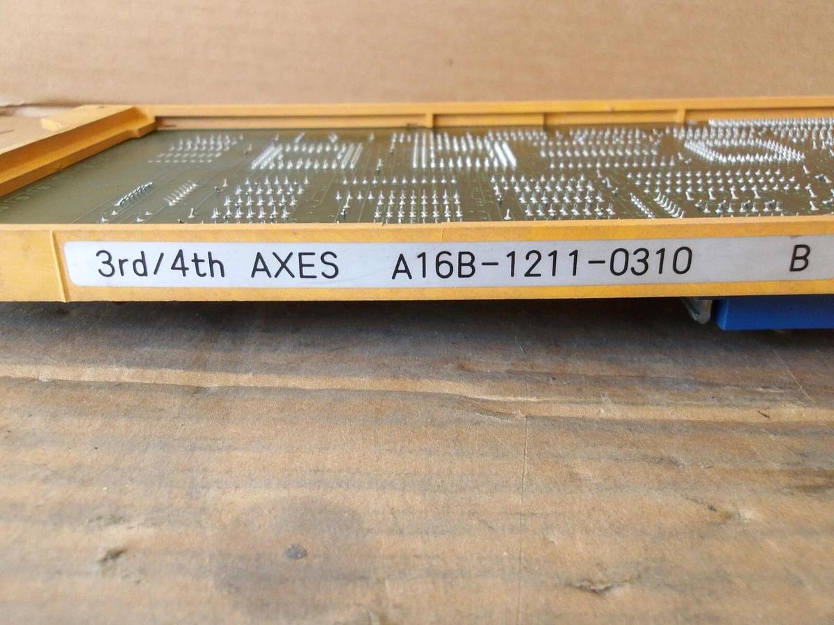 Used FANUC 3RD / 4TH AXES CIRCUIT BOARD A16B-1211-0310/07B, #11111035G USED