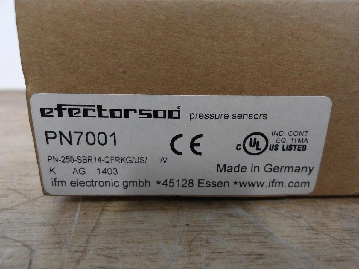 IFM PN7001 PRESSURE SENSOR SWITCH, #3211230G NIB