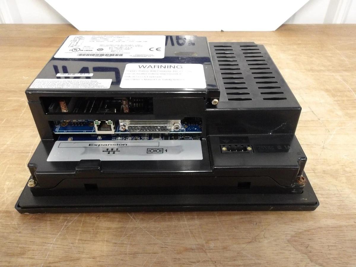 Used GE IC754VG108CTD-CB QUICKPANEL VIEW DISPLAY, #312118G PARTS ONLY