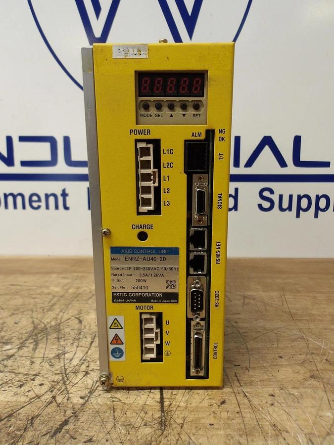 Used ESTIC ENRZ-AU40-20 AXIS CONTROL UNIT, #1131030G USED