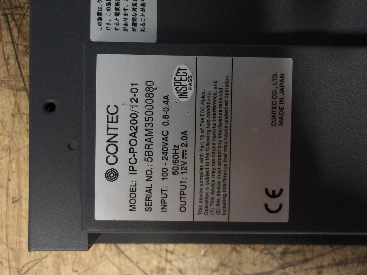 Used CONTEC 1PC-P0A200/12-01 TOUCH SCREEN MODULE, #128330G USED