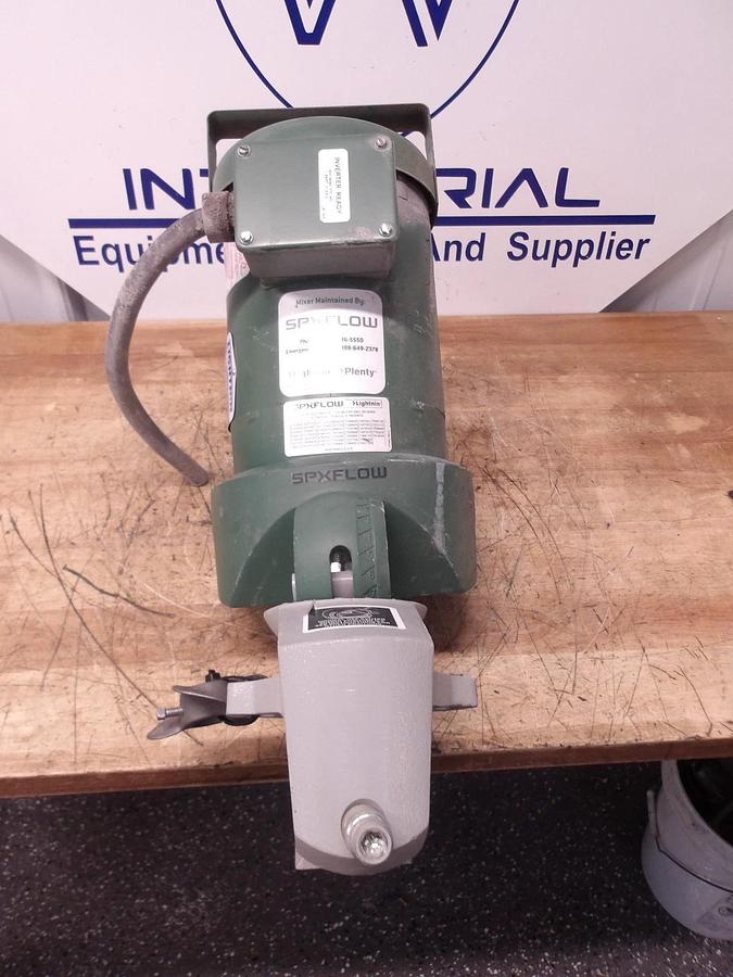 Used SPX 0.3 HP LIGHTNIN MIXER MOTOR, FR 56YZ, 1725 RPM, #213145G USED