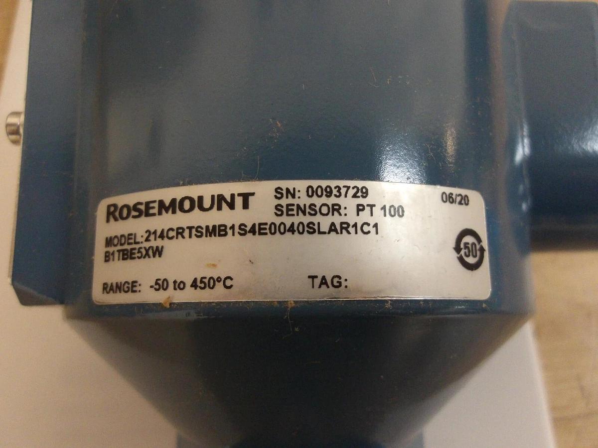 ROSEMOUNT 214C SENSOR TRANSMITTER, PT100, #318930G NIB
