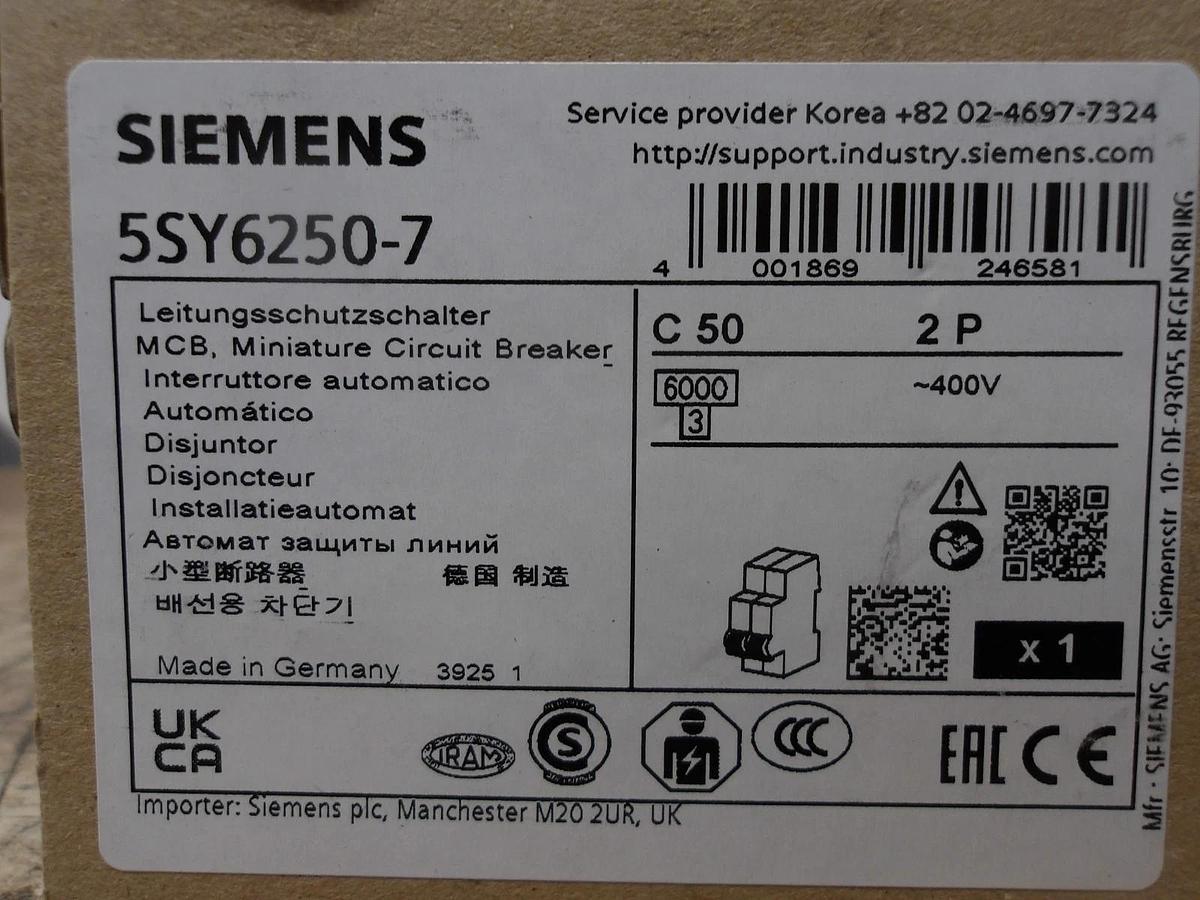 SIEMENS 50 AMP BREAKER 400 V (LOT OF 4) #710146G NIB