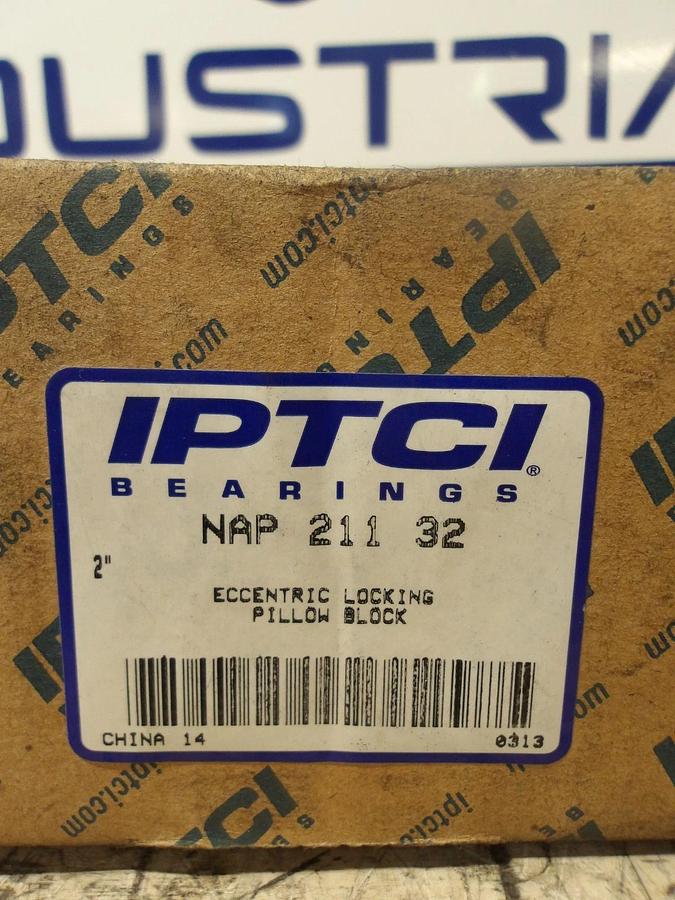 IPTCI NAP211-32 PILLOW BLOCK BEARING 2" BORE, #729122G NIB