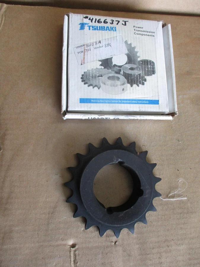 TSUBAKI H60BTL19 ROLLER CHAIN SPROCKET, #416637J NIB
