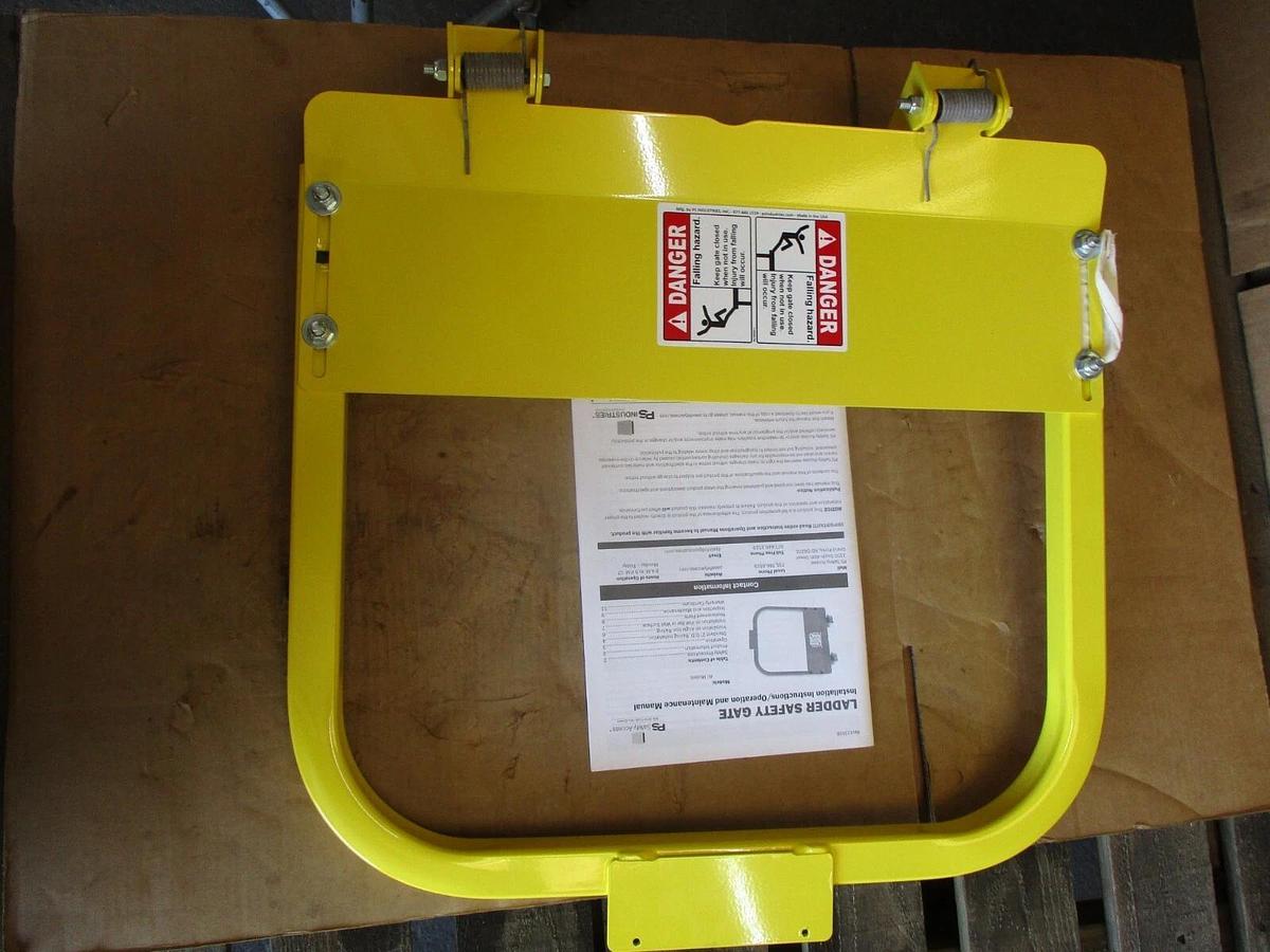 PS INDUSTRIES LSG-21 LADDER SAFETY GATE, #9181151J NIB