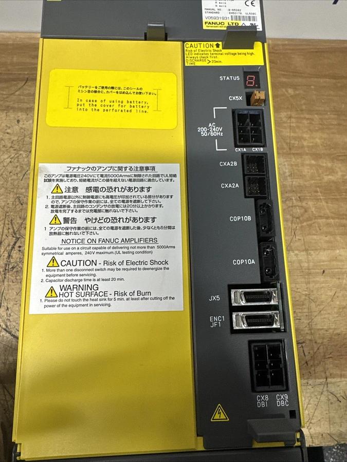 Used Fanuc aiSV 360 A06B-6114-H109 Servo Drive, Used Take Out. Nice! #12161032P