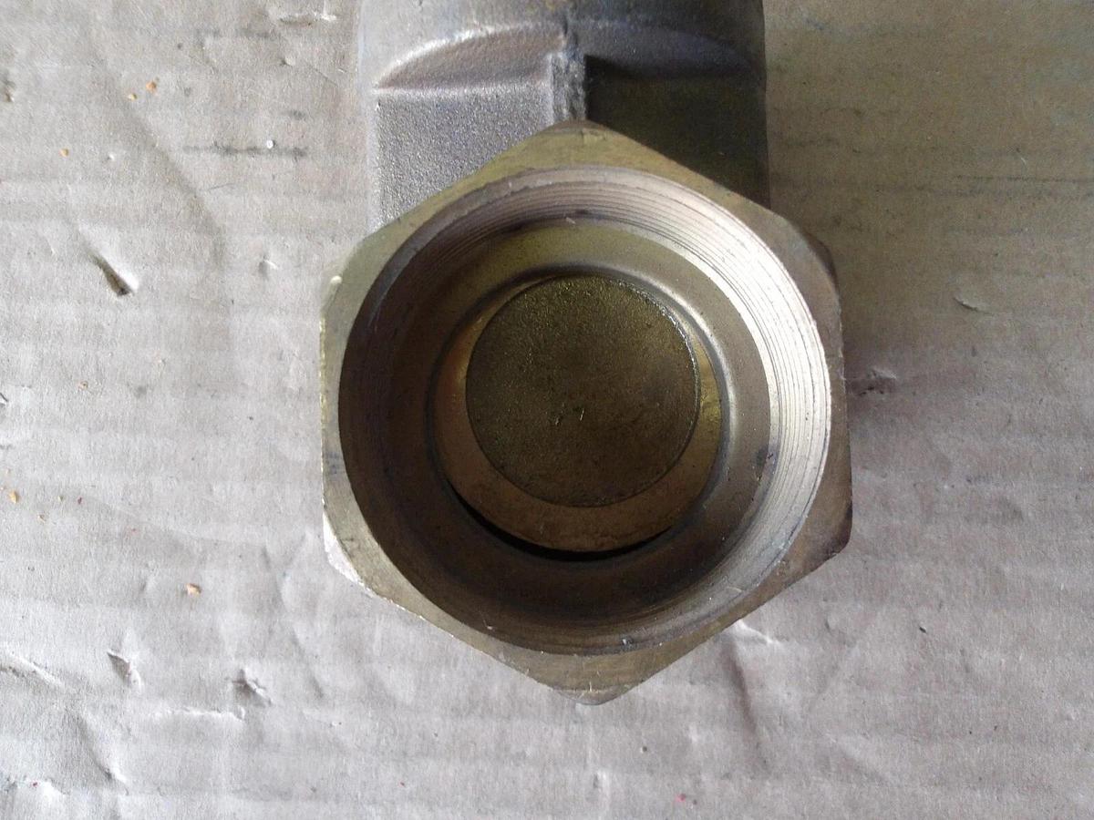 Used FORTUNE 2" BRASS GATE VALVES (LOT OF 2), #79210G NEW