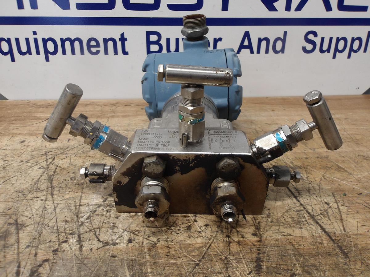 Used ROSEMOUNT 3051 PRESSURE TRANSMITTER