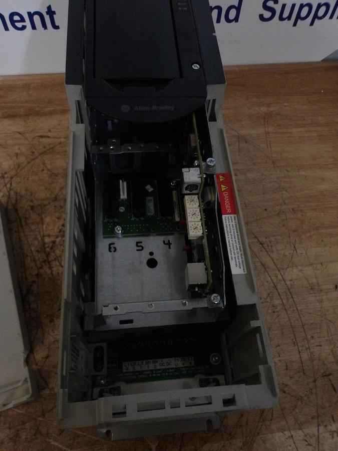 Used ALLEN BRADLEY 15/10 HP POWERFLEX 755 CONTROLLER 20G11N D 022 AA0NNNNN, #32851G