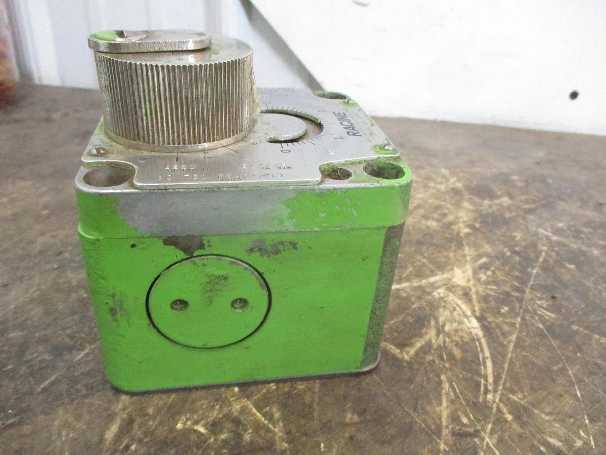 Used RACINE 97715 CONTROL VALVE FF2-AHSJ-02L 01, #828842J USED