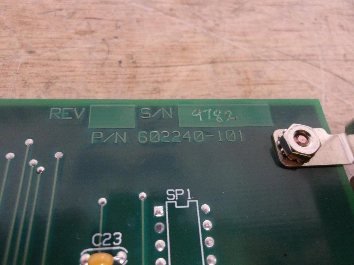 Used DELTA 602240-101 TAU DUAL PORT CIRCUIT BOARD, #5151007G NEW