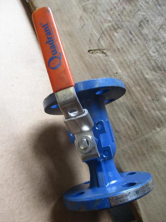 Used QUADRANT 1" STEEL BALL VALVE, #717241J NEW