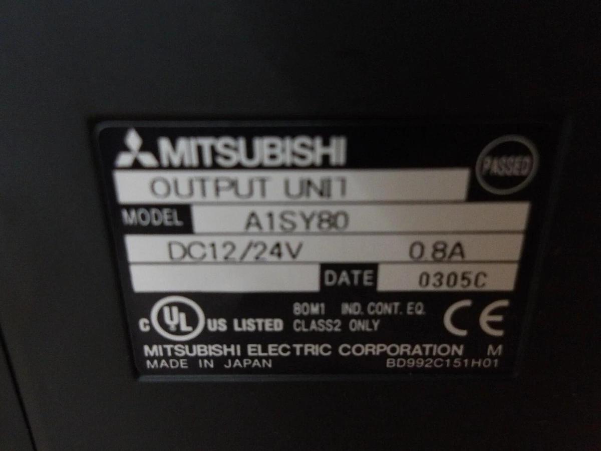Used MITSUBISHI A2SHCPU RACK & CARDS, #410810G USED