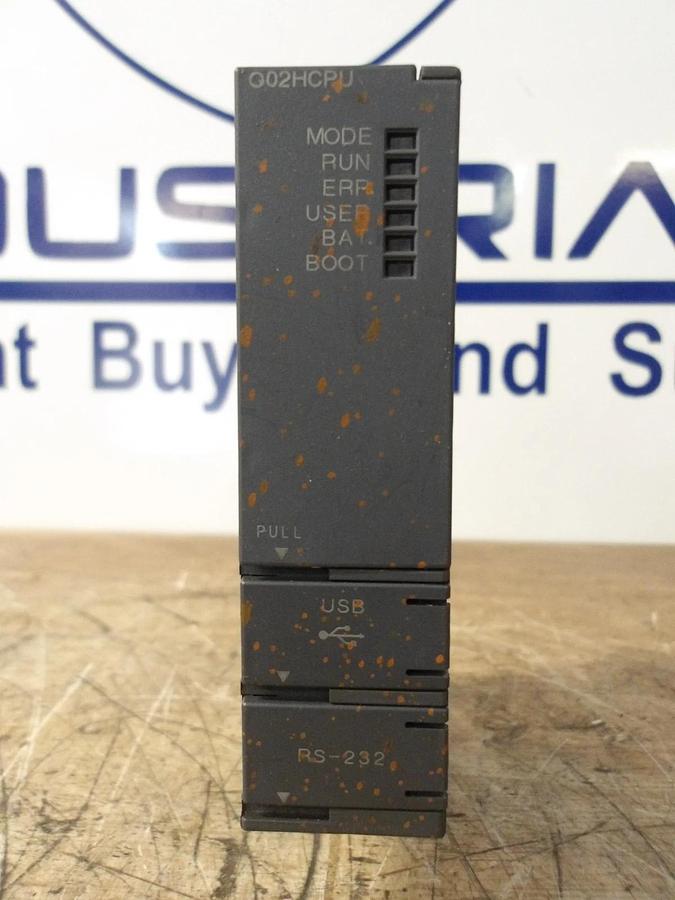 Used MITSUBISHI Q02HCPU CPU UNIT, #16214G USED