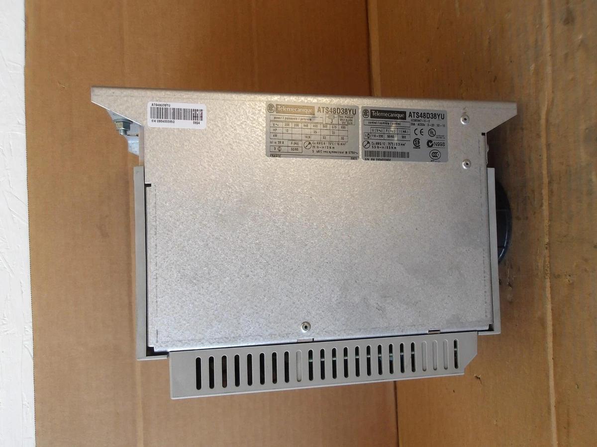 Used TELEMECANIQUE ATS48D38YU ALTISTART SOFT START, #1112135G USED