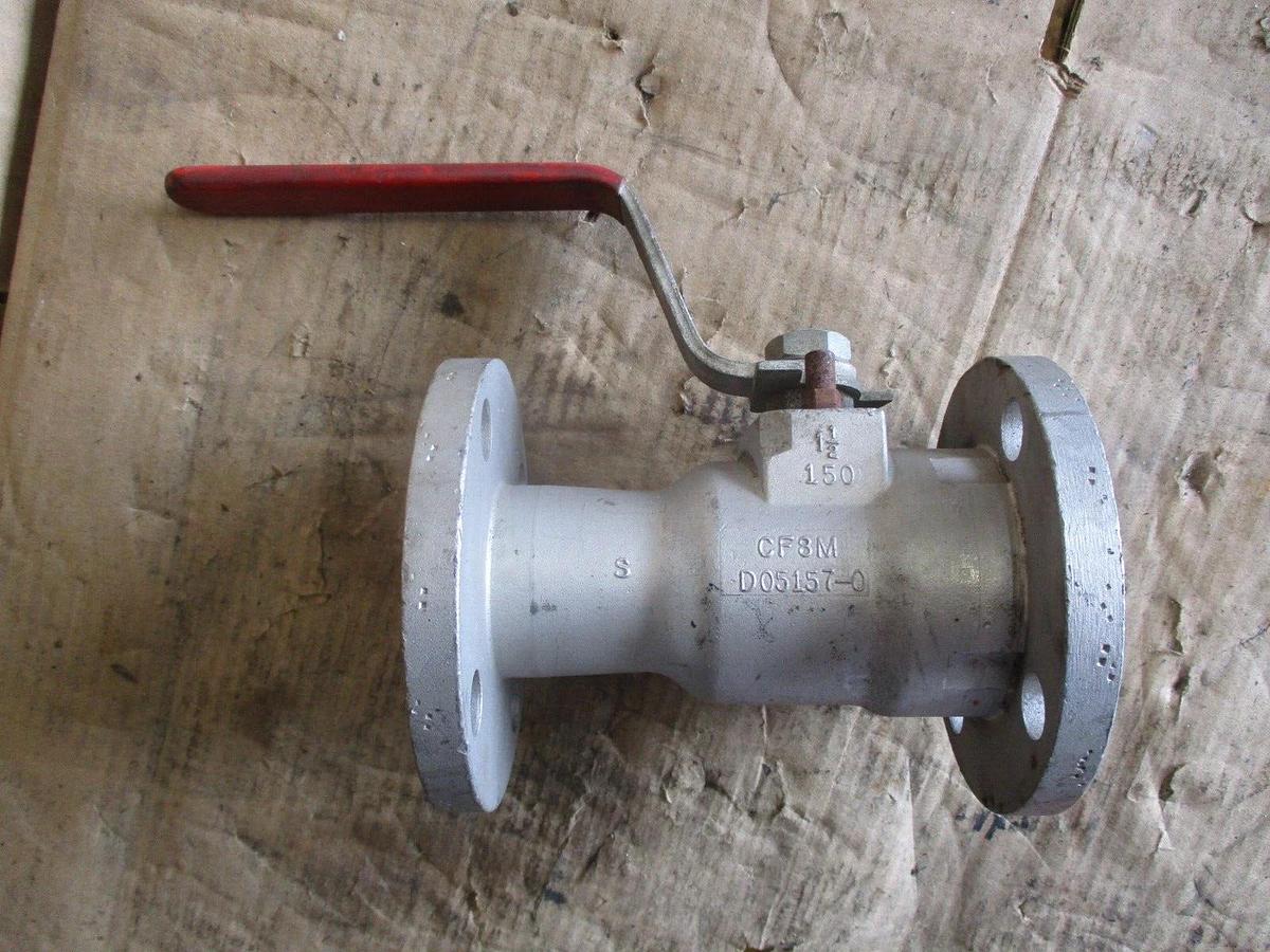 Used WORCESTER 1-1/2" STAINLESS BALL VALVE, #751017J NEW