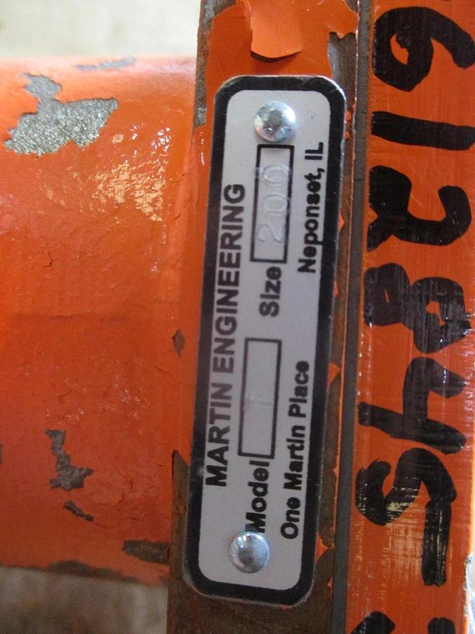 Used MARTIN ENGINEERING SIZE 200 PNEUMATIC IMPACTOR, #612845J USED