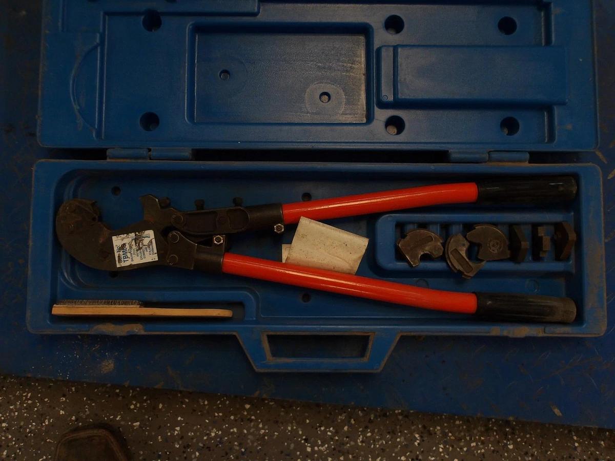 Used THOMAS & BETTS TBM6S WIRE TERMINAL CRIMPER, #3241113G USED