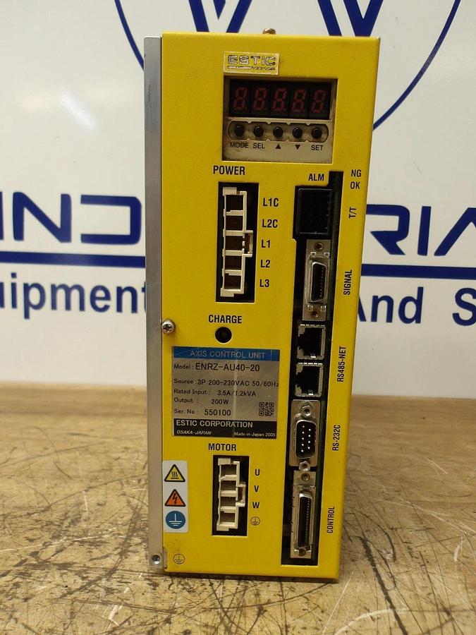 Used ESTIC ENRZ-AU40-20 AXIS CONTROL UNIT, #12171004G USED