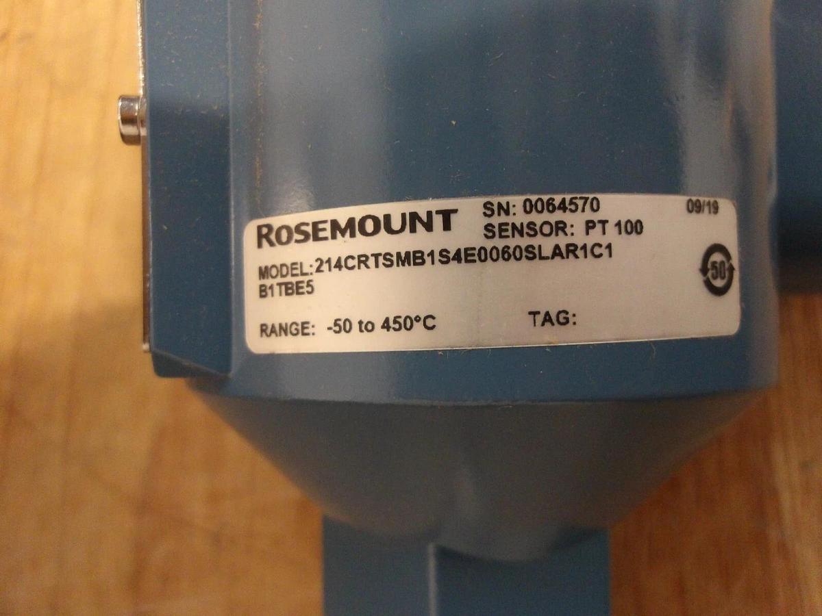 ROSEMOUNT 214C SENSOR TRANSMITTER, #3181019G NIB