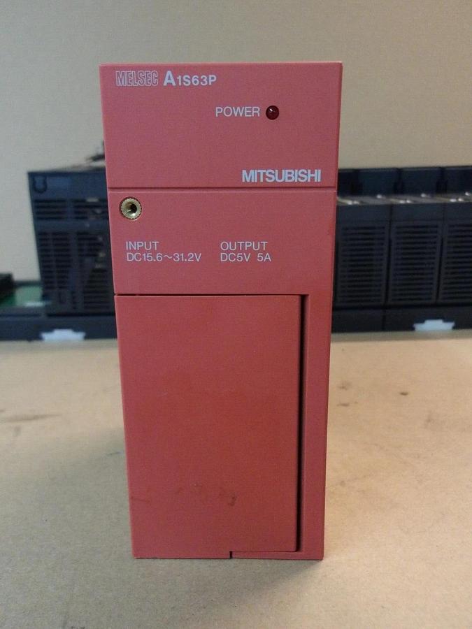 Used MITSUBISHI CPU A2SHCPU POWER SUPPLY, 7 CARDS, #44330G USED