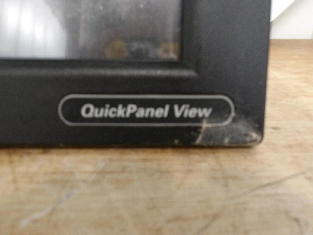 Used GE IC754VG108CTD-CB QUICKPANEL VIEW DISPLAY, #312118G PARTS ONLY