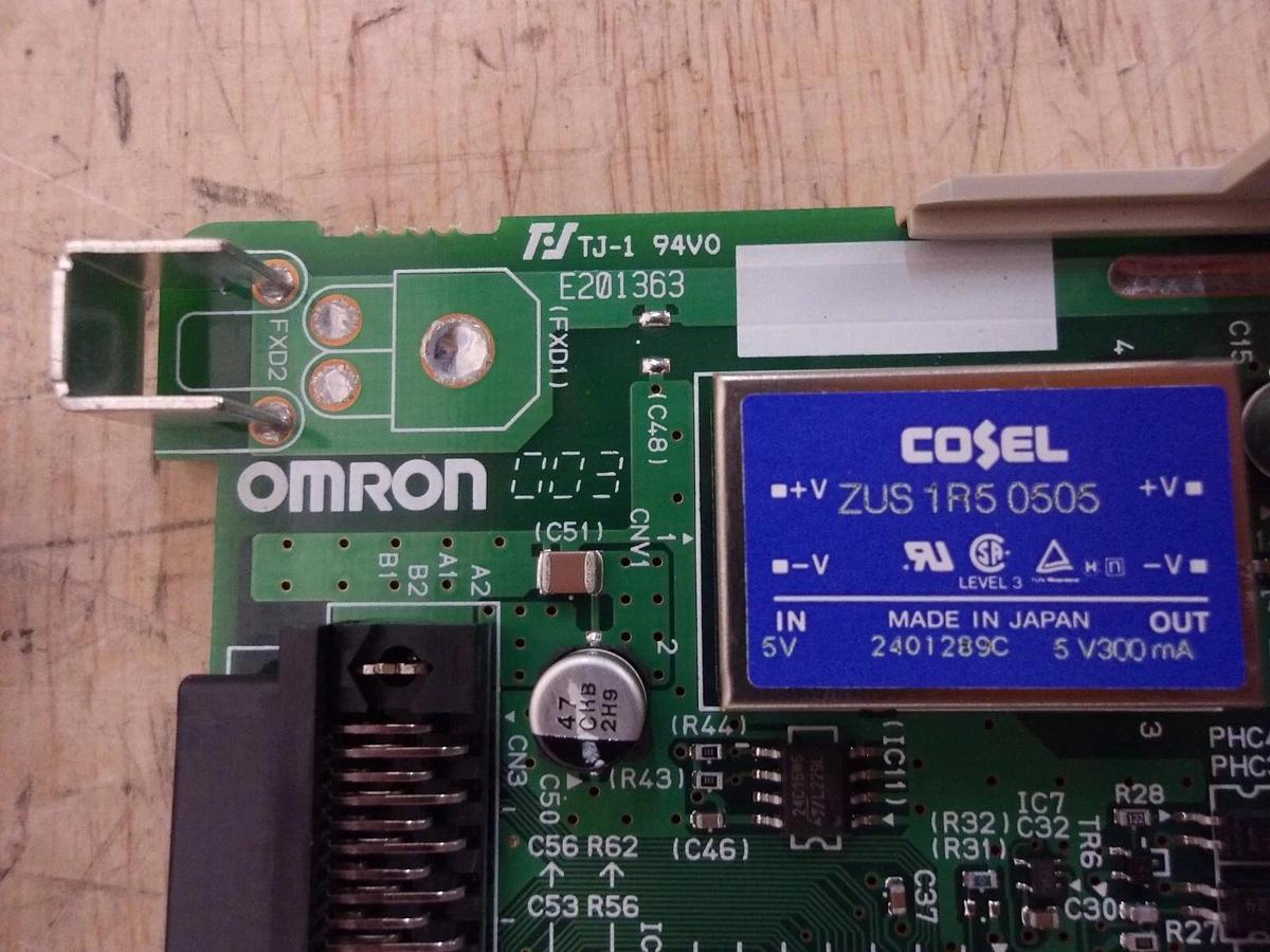 Used OMRON CS1W-SCB41-V1 SERIAL COMMUNICATIONS MODULE, #4301008G NEW