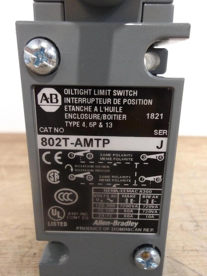 ALLEN BRADLEY 802T-AMPT LIMIT SWITCH, #428945G NIB
