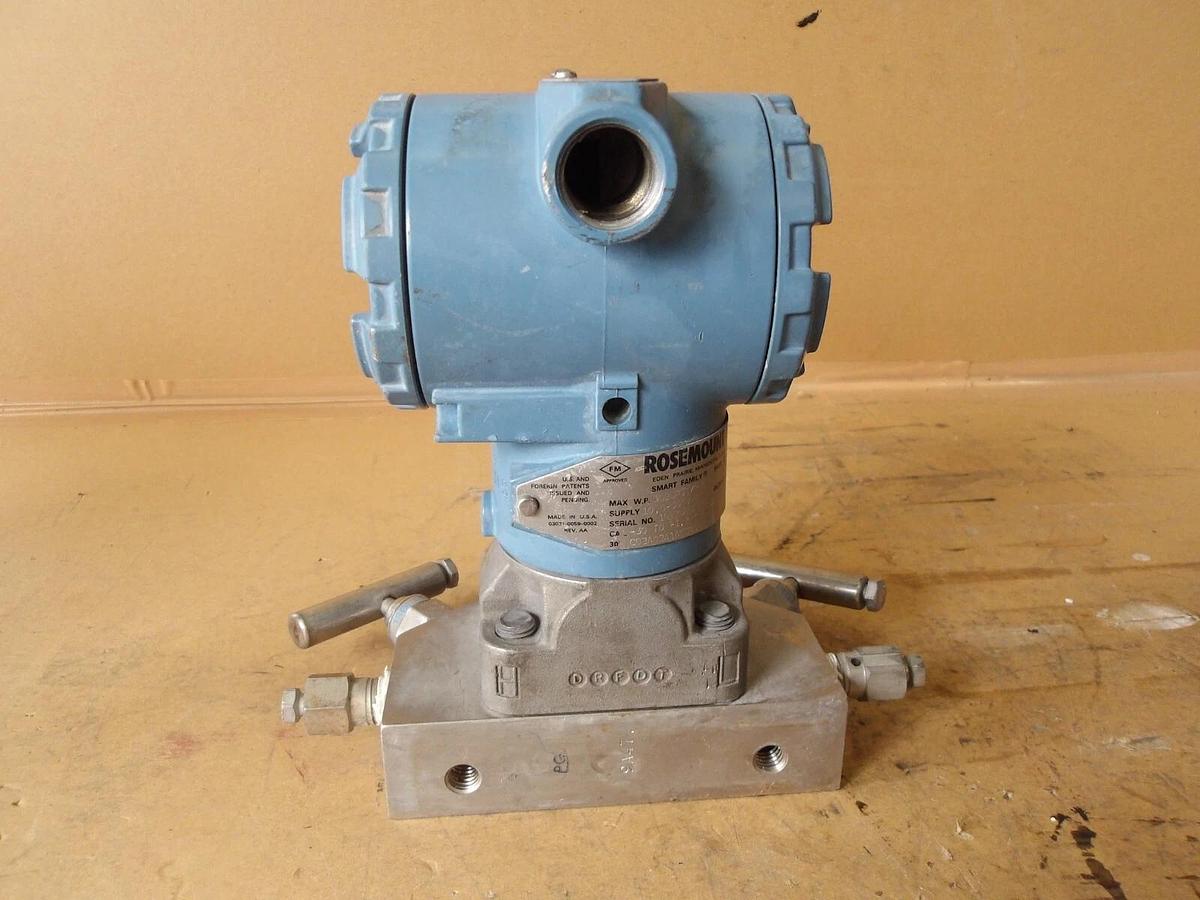 Used ROSEMOUNT 3051 PRESSURE TRANSMITTER, #626151G USED