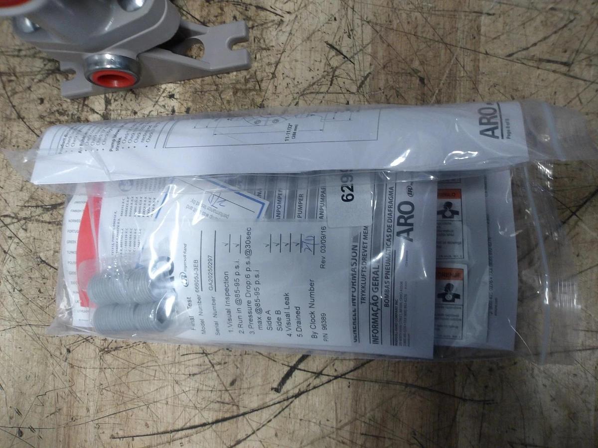 INGERSOLL RAND ARO 1/2" DIAPHRAGM PUMP, #226940G NIB