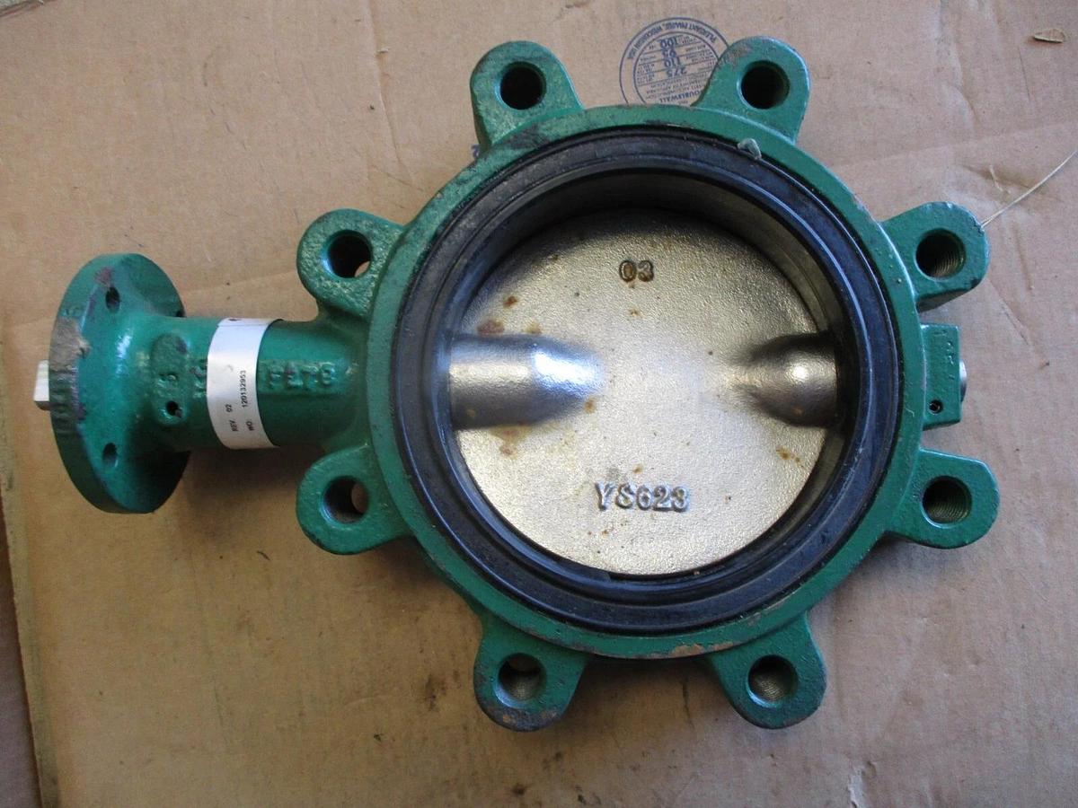 Used CAMERON 6" BUTTERFLY VALVE (NO HANDLE) #4221045J NEW